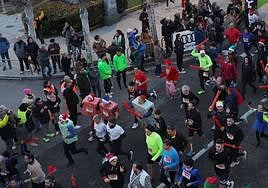 Salida de la San Silvestre Palentina