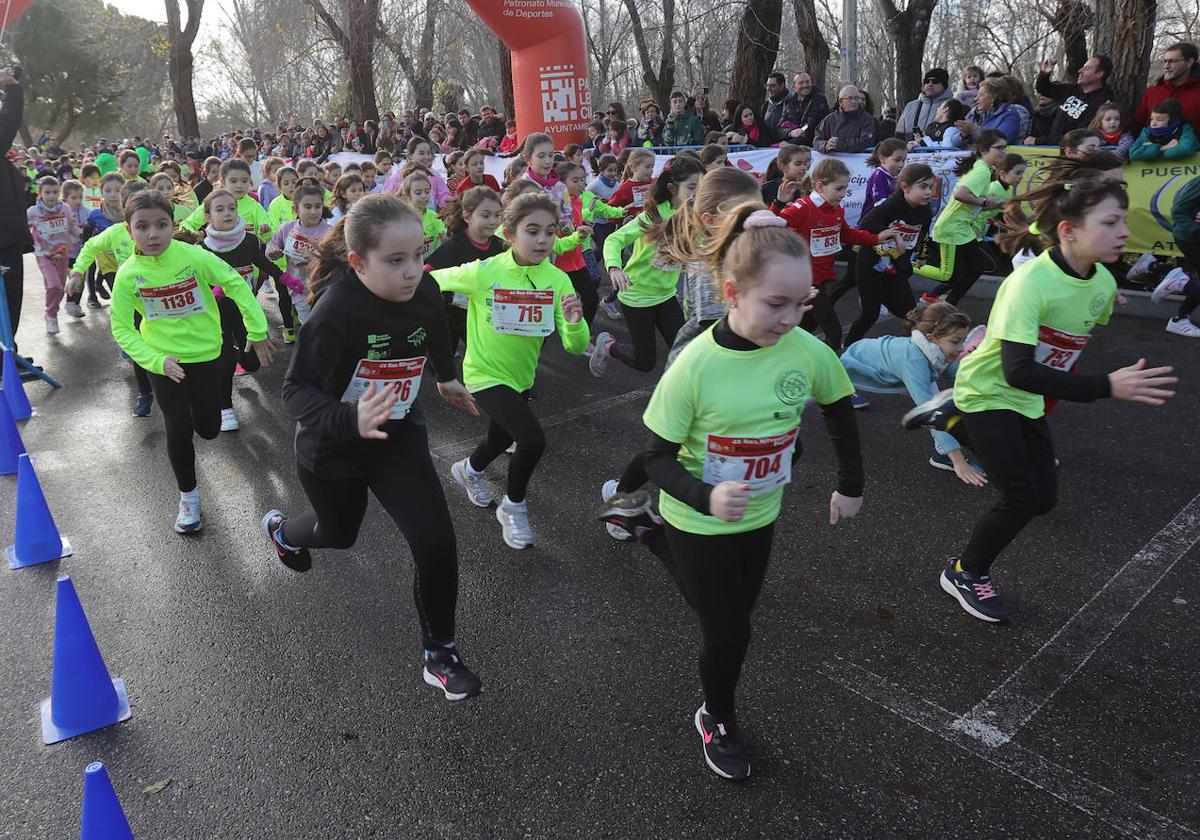 La San Silvestre de los pequeños atletas de Palencia