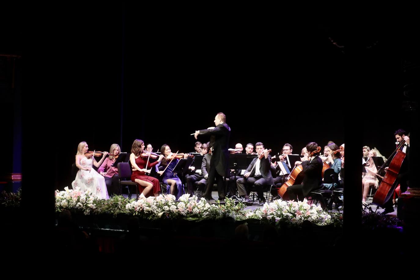 Concierto de Año Nuevo en el teatro Zorrilla de Valladolid.