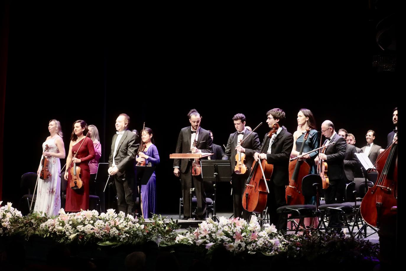 Concierto de Año Nuevo en el teatro Zorrilla de Valladolid.