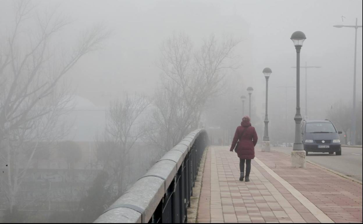 Niebla en Valladolid. 