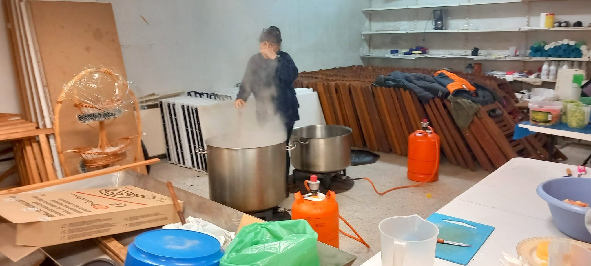 La cena de hermandad congregó a más de 150 vecinos en Castrillo de Don Juan