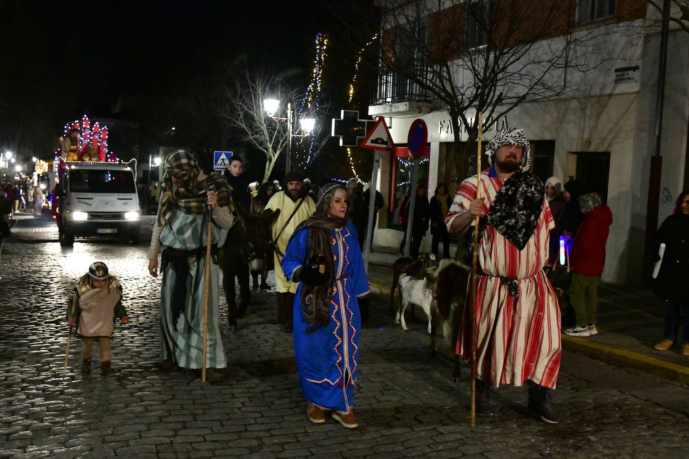 Los Reyes Magos, en El Espinar, San Rafael y en La Estación.