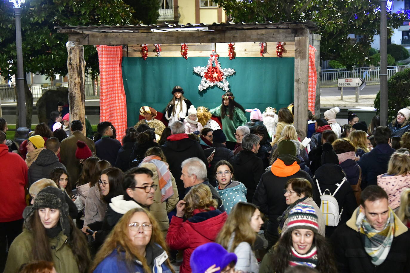 Los Reyes Magos, en El Espinar, San Rafael y en La Estación.