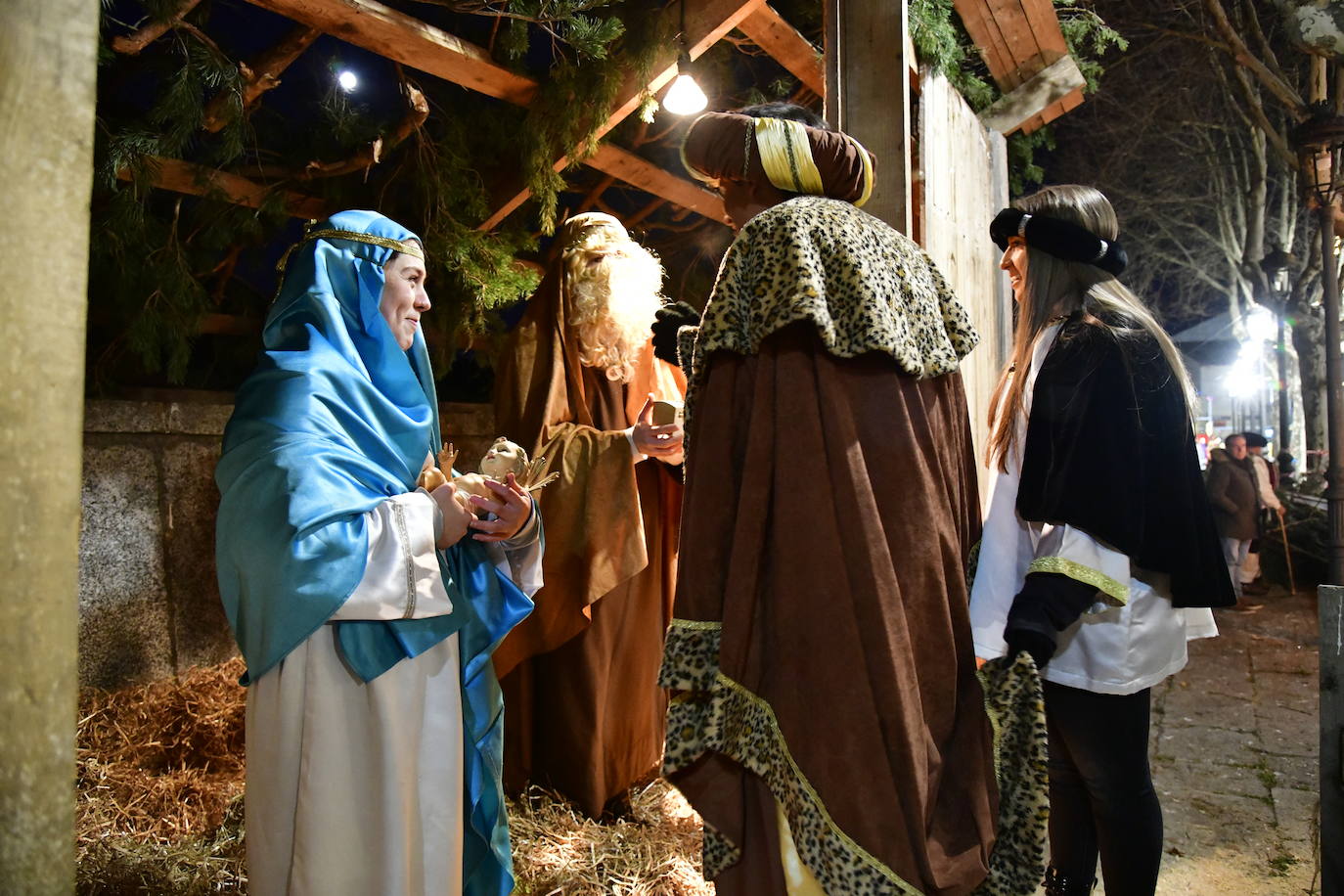 Los Reyes Magos, en El Espinar, San Rafael y en La Estación.