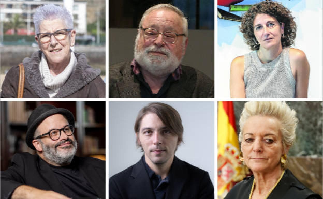 Maixabel Lasa, Fernando Savater, Marina Garcés, Edu Galán, Juan Soto Ivars y María Luisa Segoviano. 