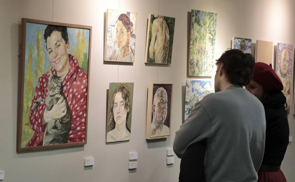 La obra de Pablo Sarabia, en el Museo de la Universidad de Valladolid. 