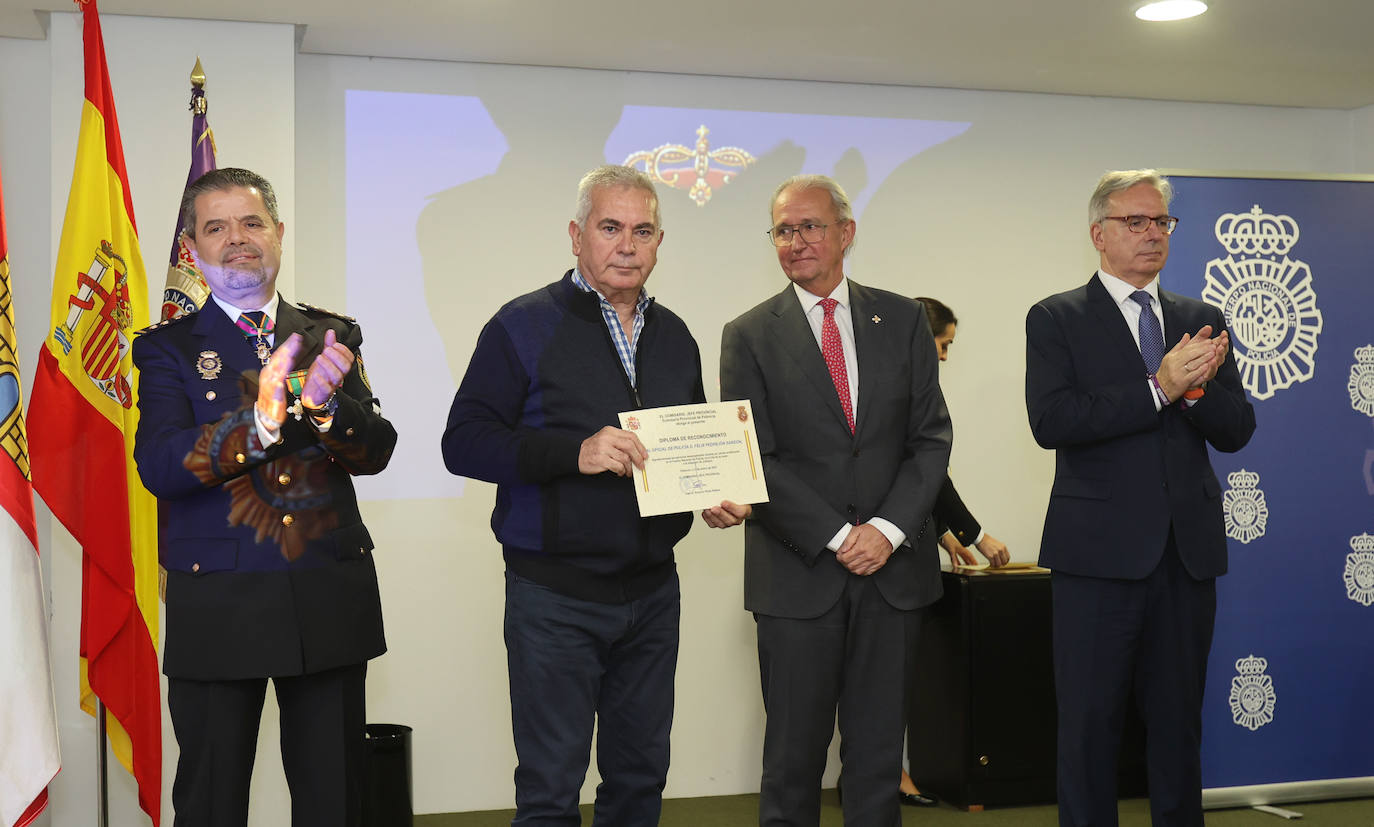 Acto para celebrar los 199 años de historia de la Policía Nacional de Palencia, este viernes.