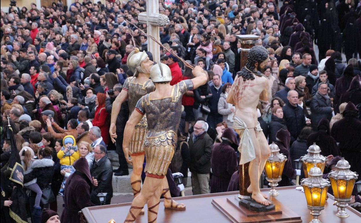 Procesión del Jueves Santo de Medina de Rioseco en una edición anterior.