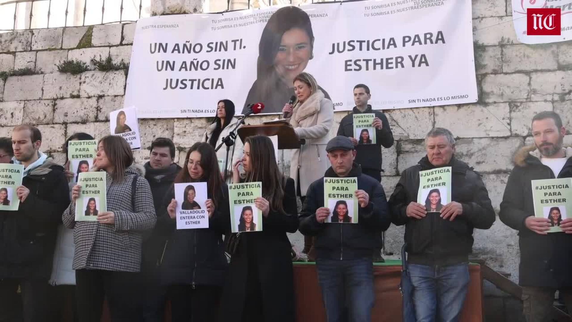 Concentración en Valladolid para pedir justicia para Esther López y su familia
