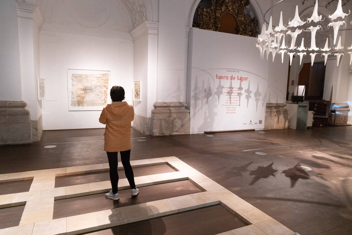 Fotos: Néxodos expone su trabajo a iglesia de Las Francesas