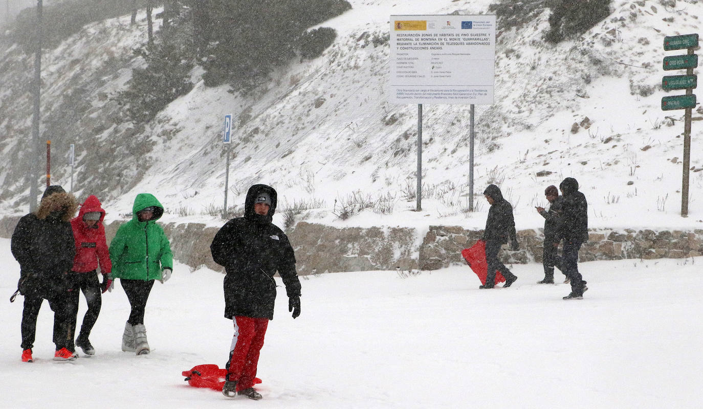 Nieve en Navacerrada.