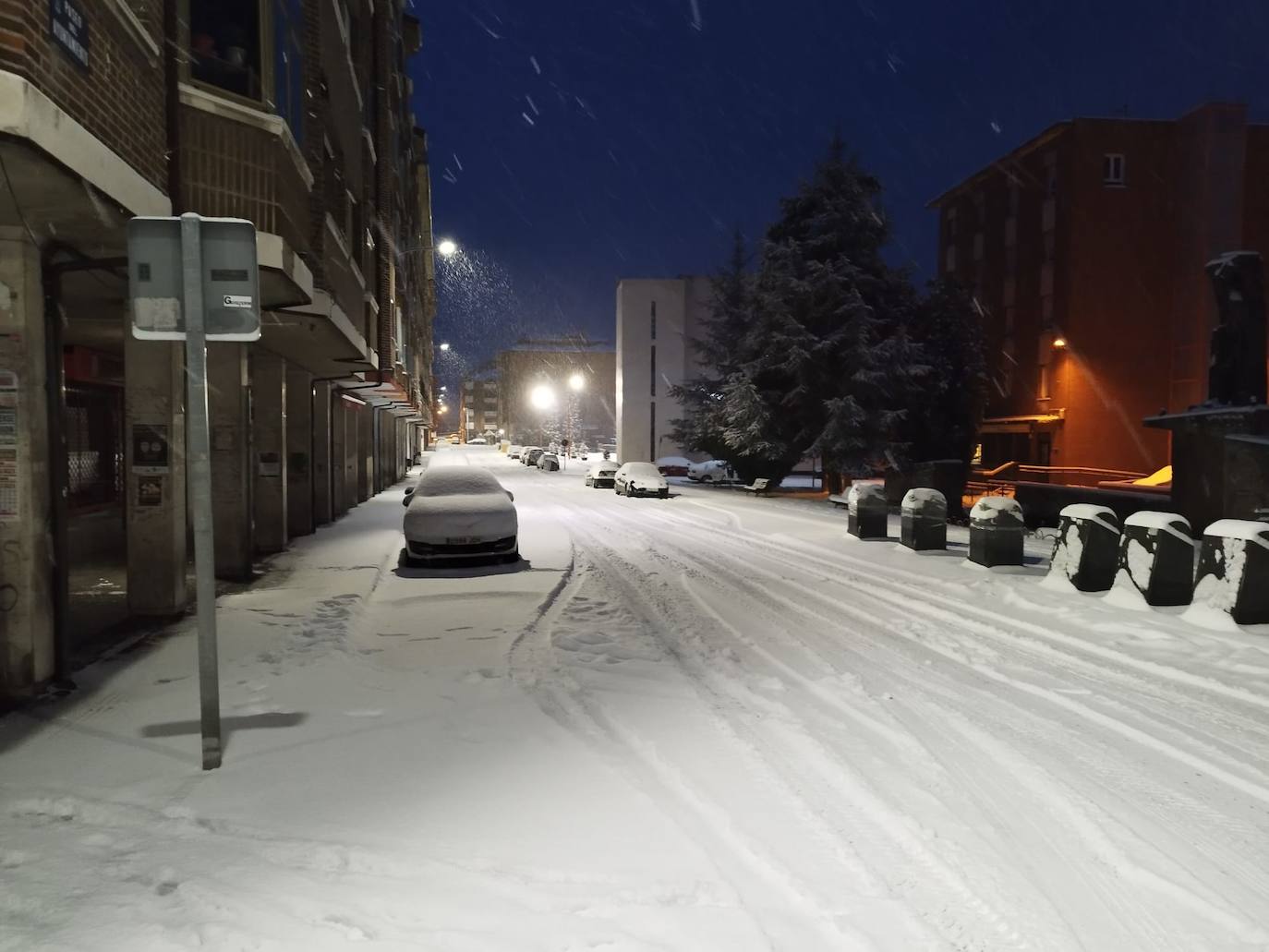 Fotos: La nieve en Guardo, este miércoles 18 de enero