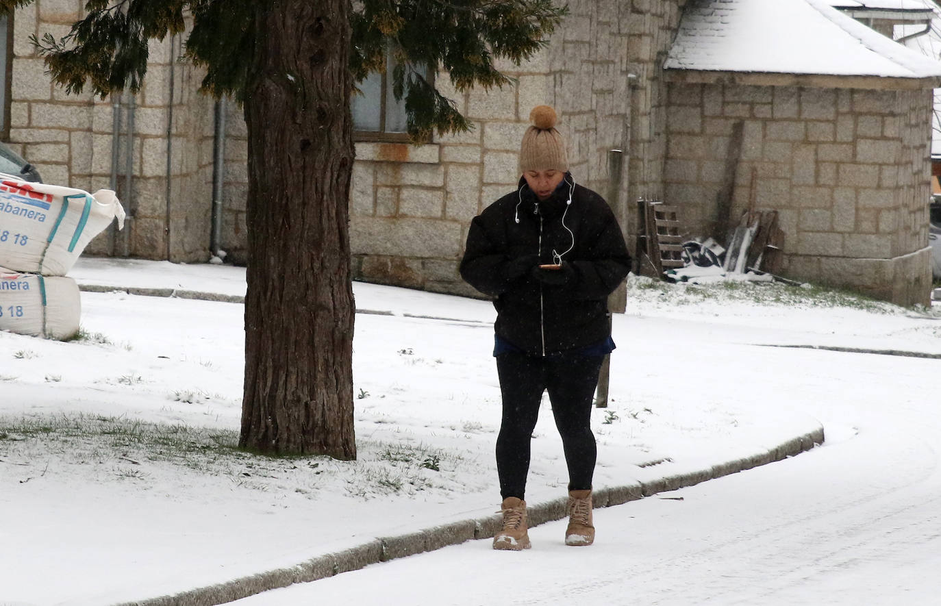Imágenes del temporal en la provincia de Segovia. 