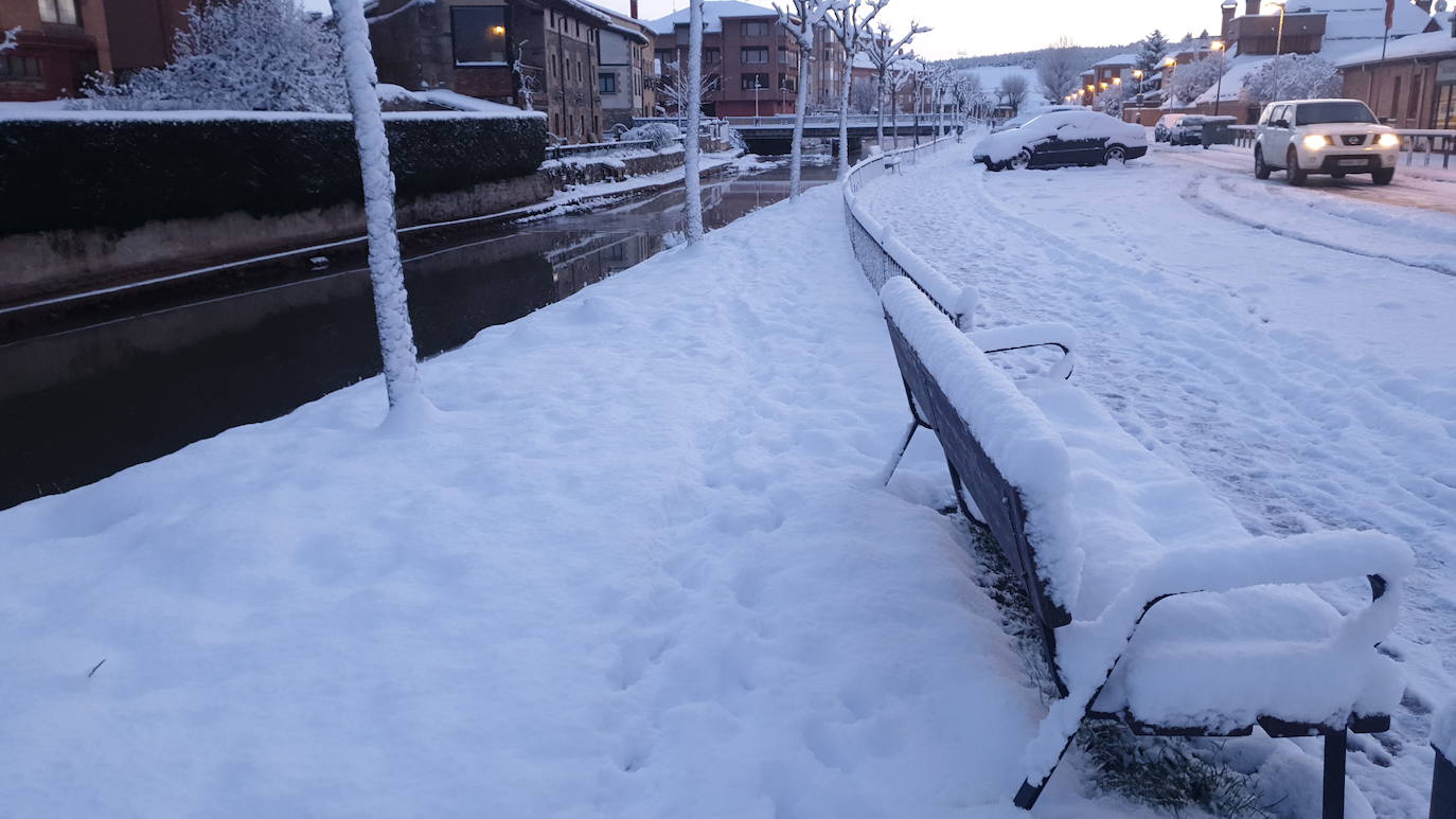 Fotos: La nieve persiste en la Montaña Palentina