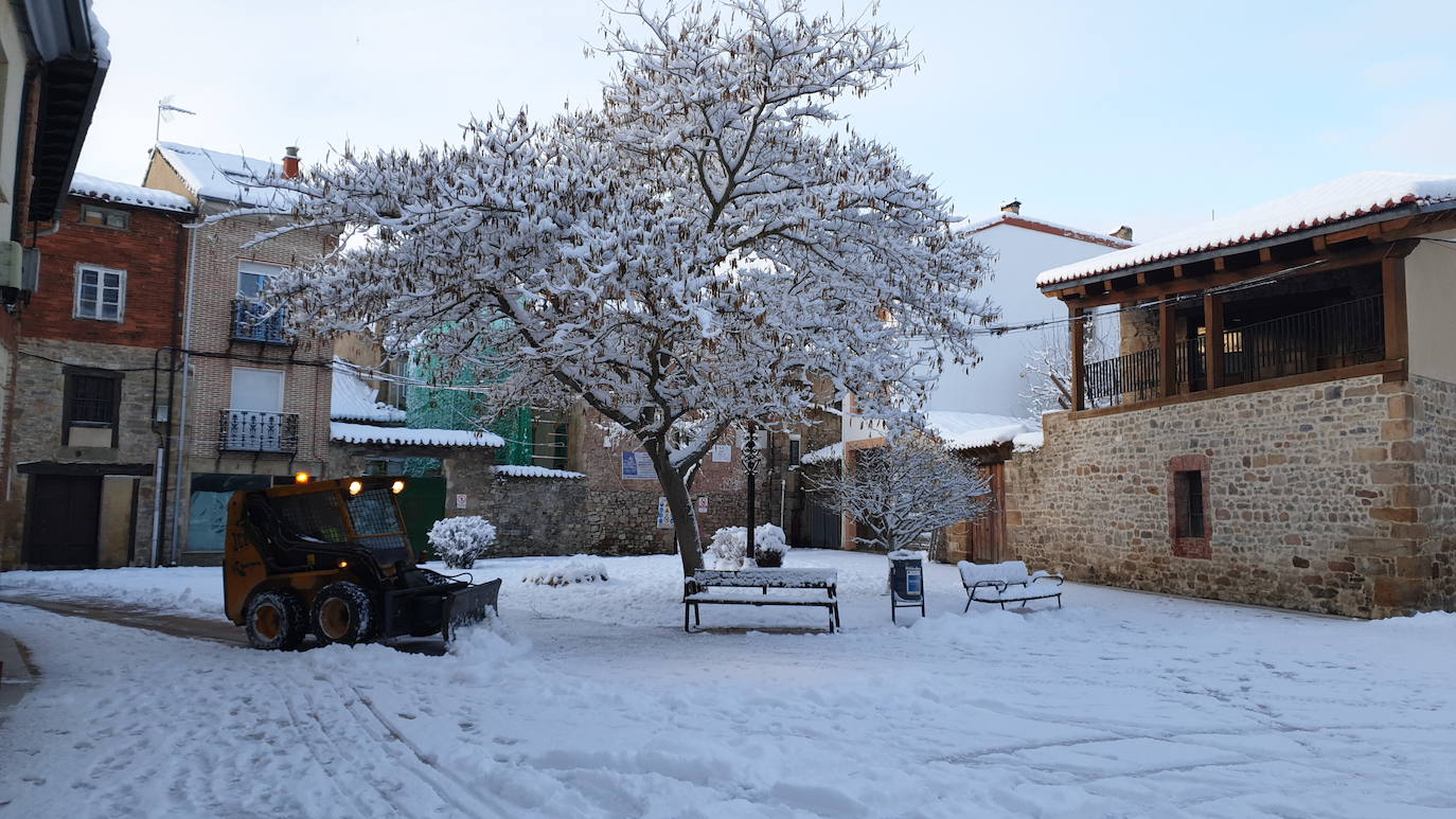 Fotos: La nieve persiste en la Montaña Palentina