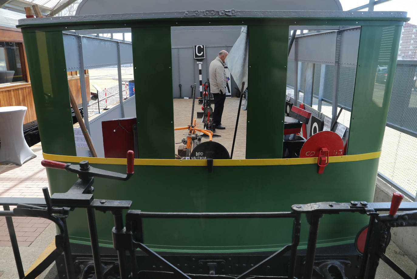 Fotos: El único Museo del Ferrocarril de la comunidad está en Venta de Baños