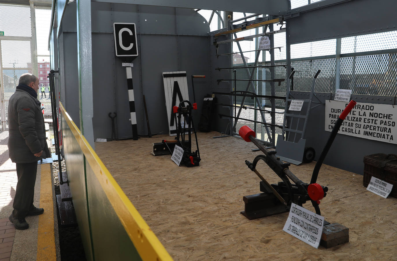 Fotos: El único Museo del Ferrocarril de la comunidad está en Venta de Baños