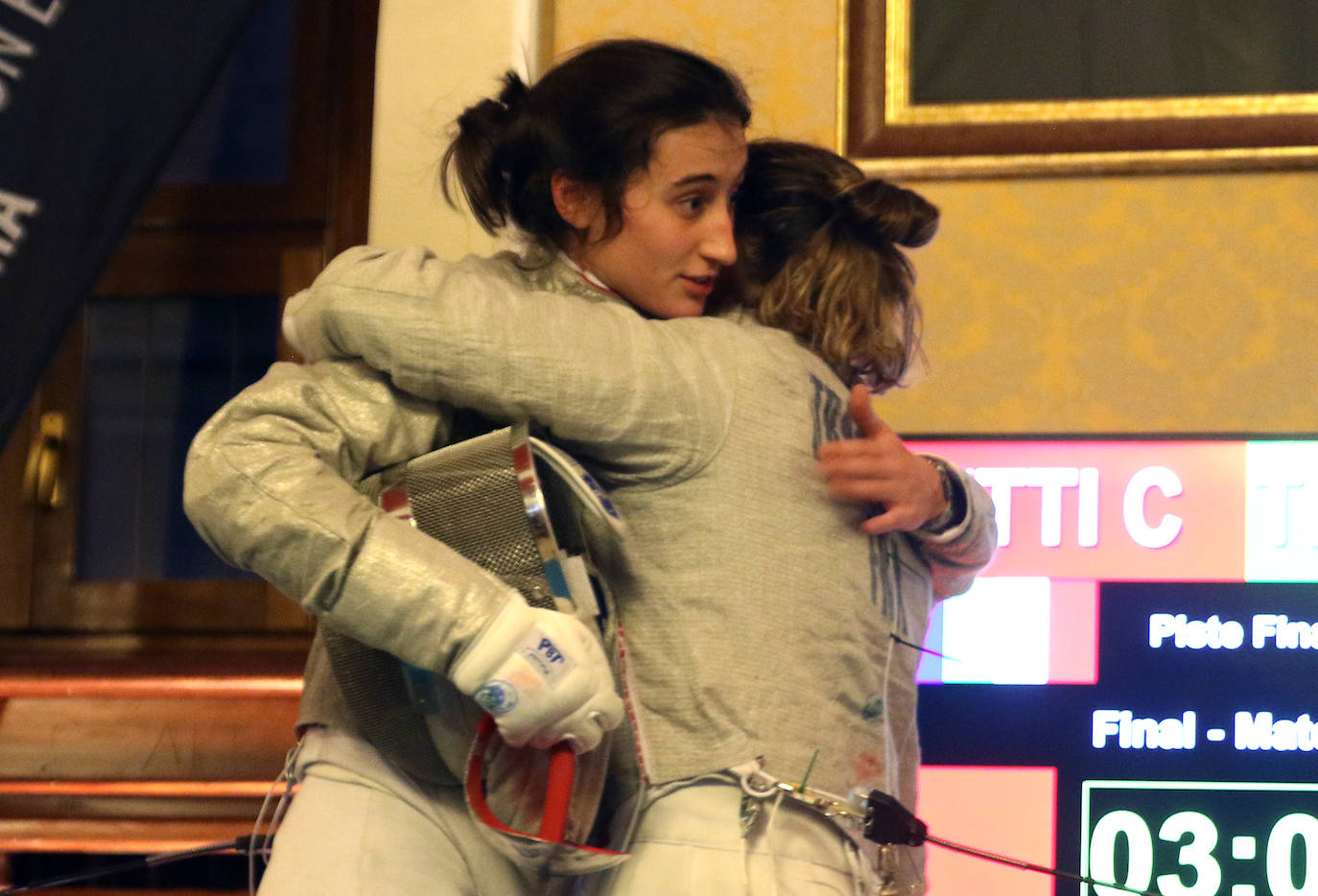 Copa del mundo de sable femenino en Segovia. 