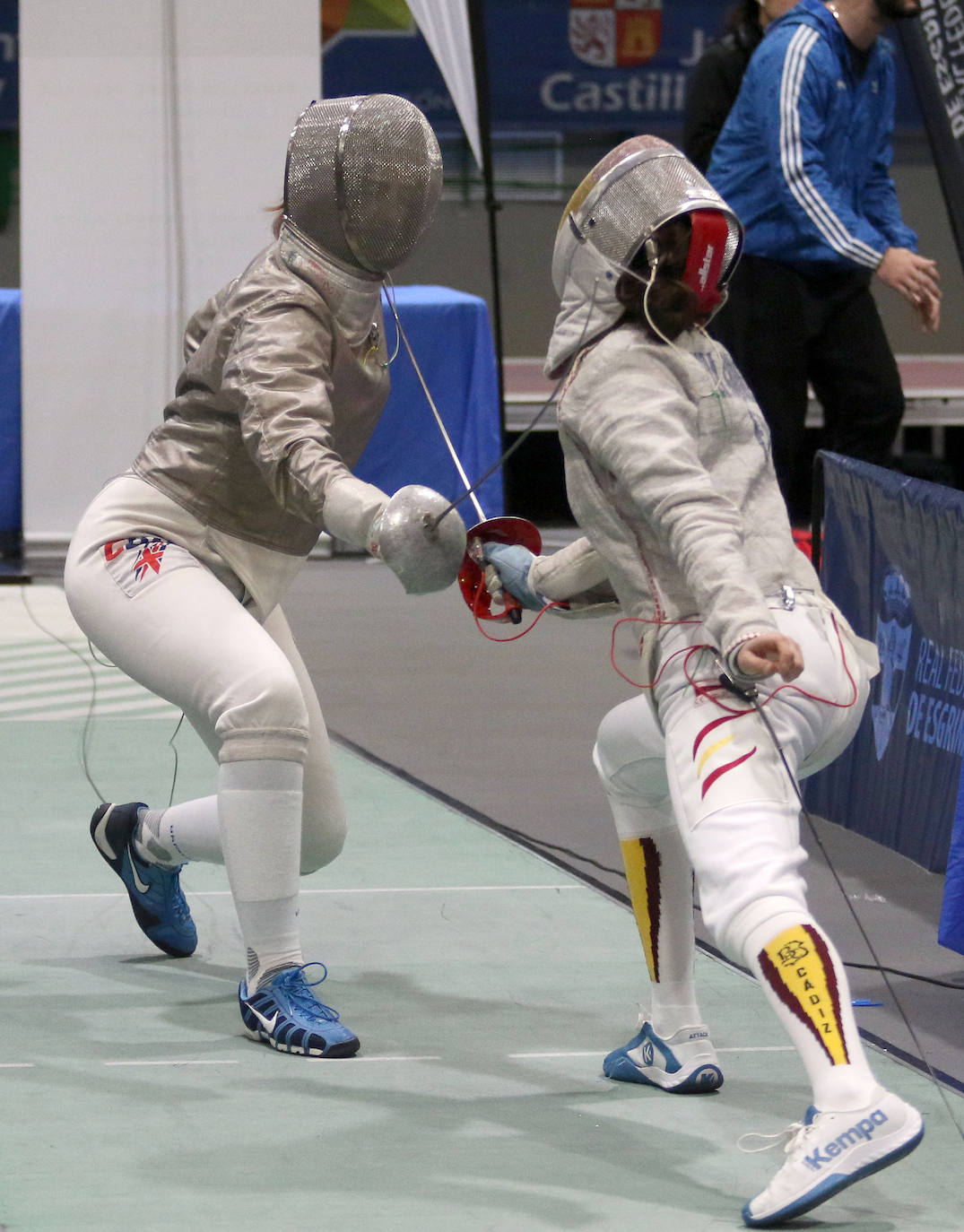 Copa del mundo de sable femenino en Segovia. 