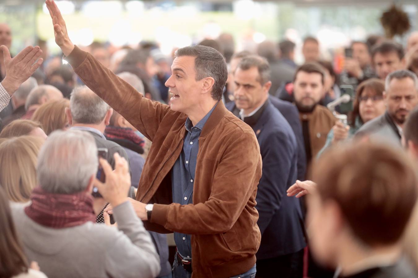 Fotos: Acto político del PSOE en Valladolid con la presencia de Pedro Sánchez