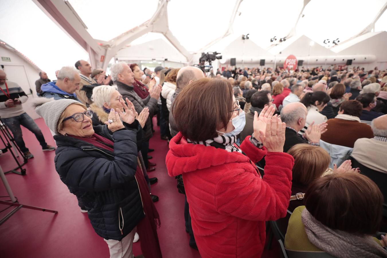 Fotos: Acto político del PSOE en Valladolid con la presencia de Pedro Sánchez