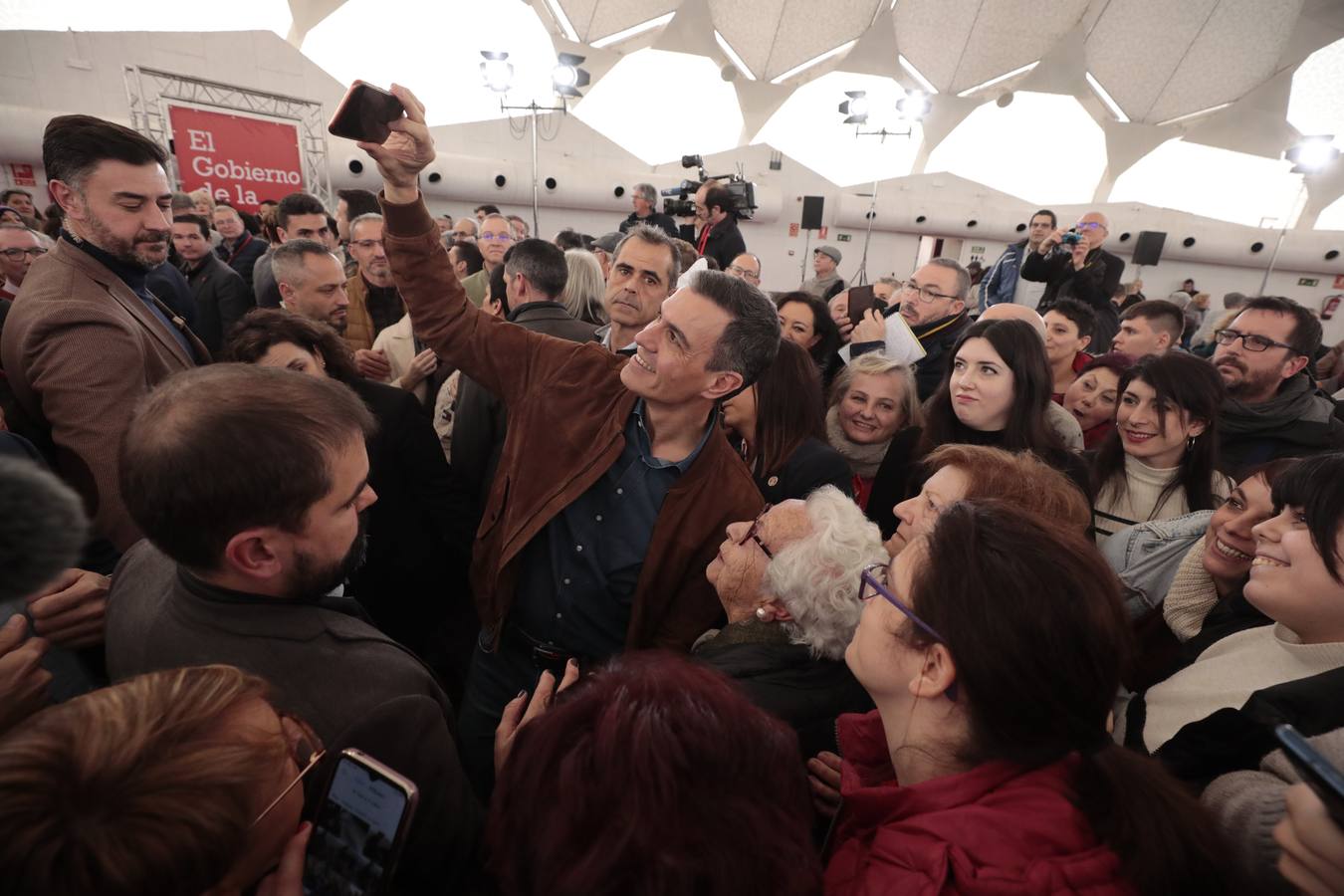 Fotos: Acto político del PSOE en Valladolid con la presencia de Pedro Sánchez