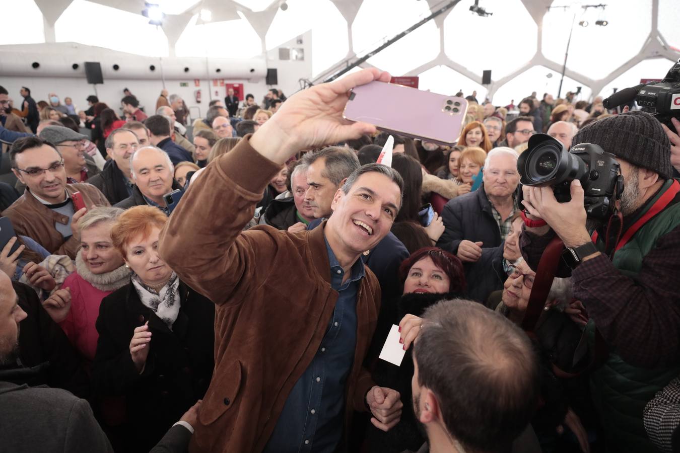 Fotos: Acto político del PSOE en Valladolid con la presencia de Pedro Sánchez