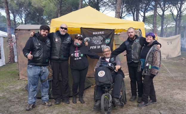 Bikers por la ELA en la concentración internacional motera 