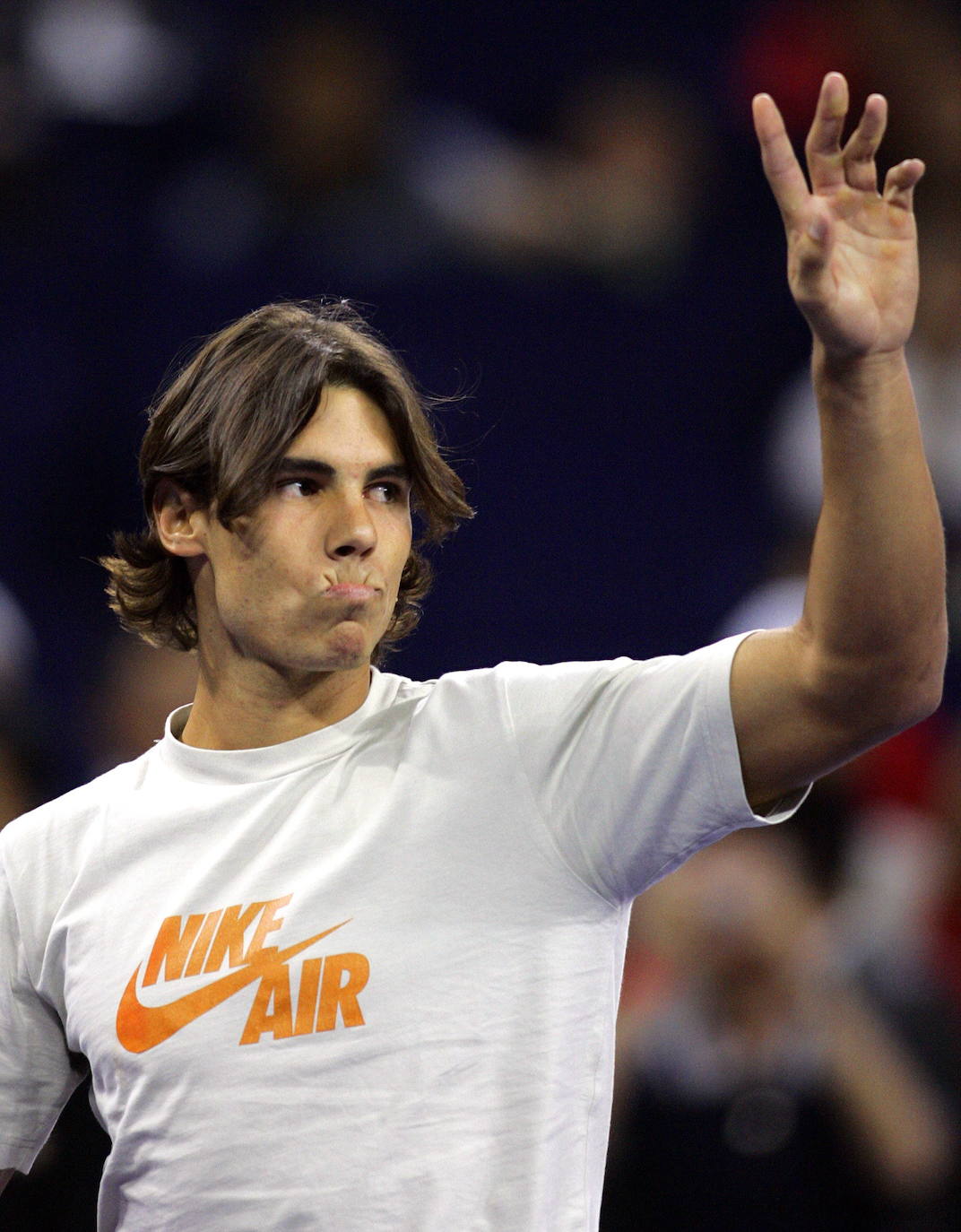 Rafa Nadal, en noviembre de 2005.