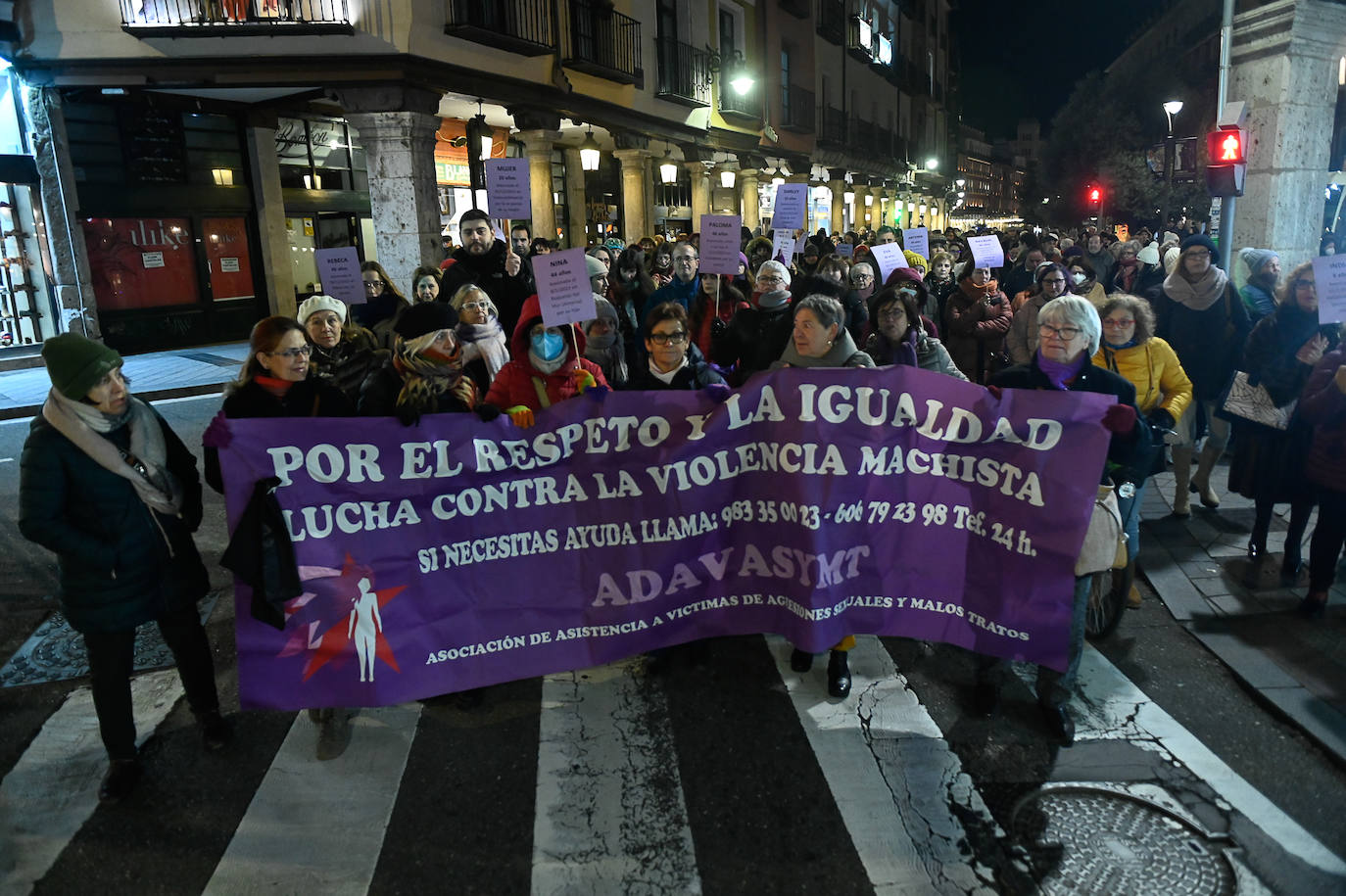 Fotos: Manifestación contra la violencia machista en Valladolid