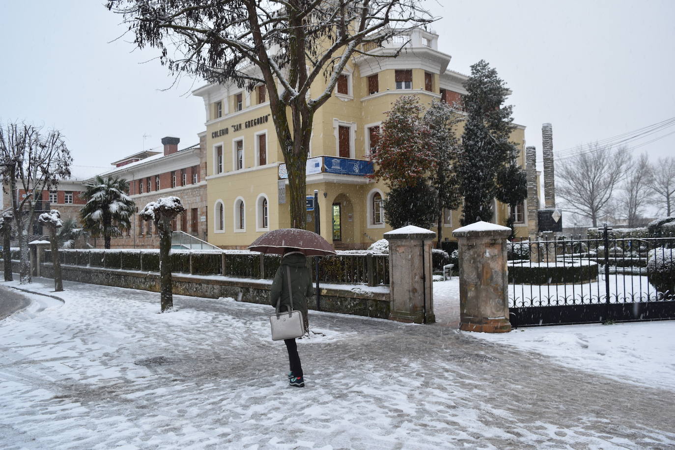 Fotos: Segunda nevada en 2023 en la provincia de Palencia