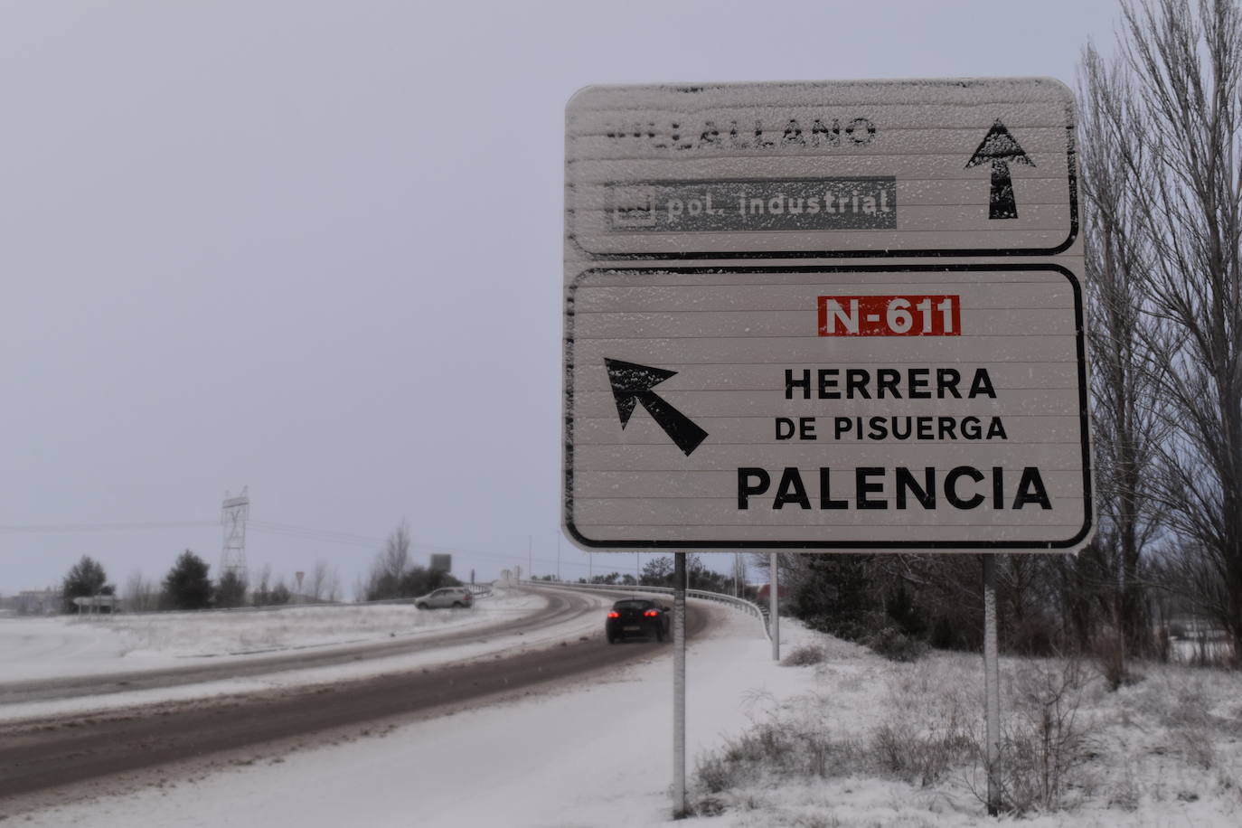 Fotos: Segunda nevada en 2023 en la provincia de Palencia