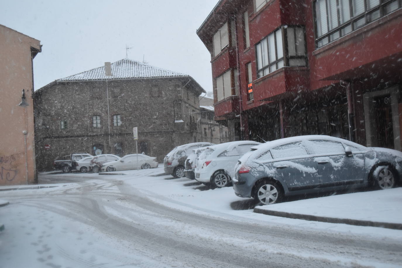 Fotos: Segunda nevada en 2023 en la provincia de Palencia