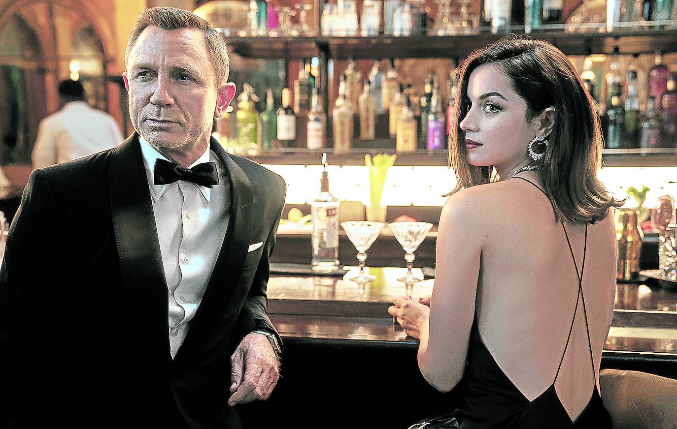 Con Daniel Craig en 'Sin tiempo para morir'.