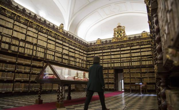 El Beato de Valcavado se custodia en la Biblioteca Histórica de Santa Cruz, ahora en obras. 