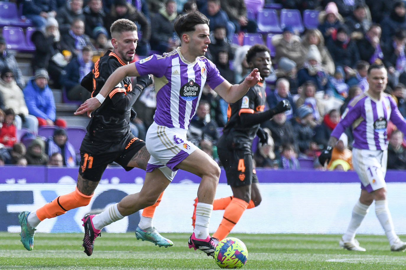 Fotos: El partido entre el Real Valladolid y el Valencia, en imágenes (1/2)