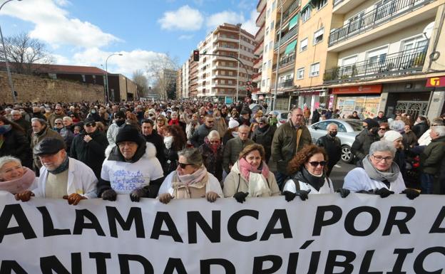 Cabeza de la manifestación 