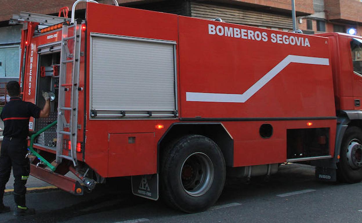 Camión de Bomberos de Segovia.