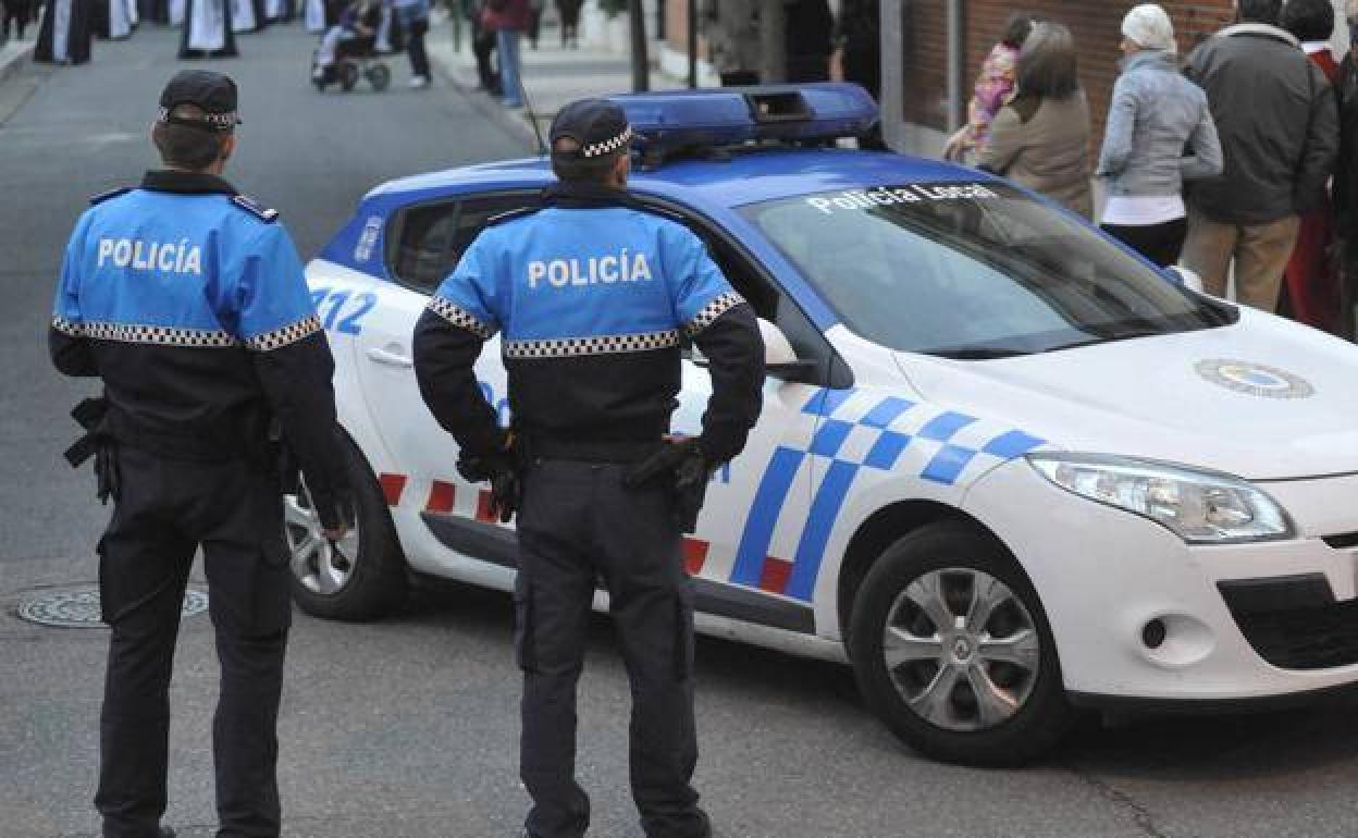 Agentes de la Policía Local de Medina del Campo.