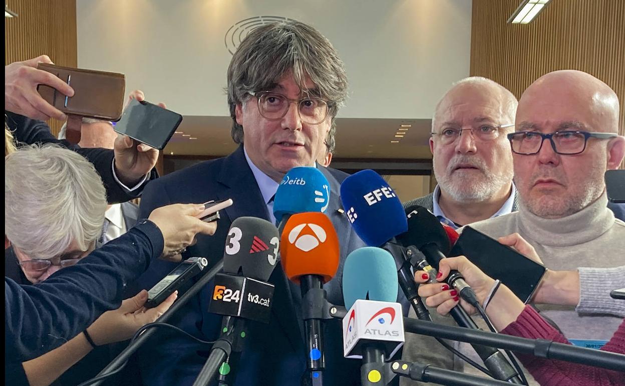 EL expresidente de la Generalitat huido en Bélgica, Carles Puigdemont. 