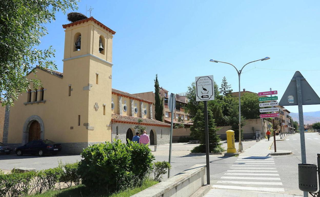 Plaza de San Cristóbal de Segovia.