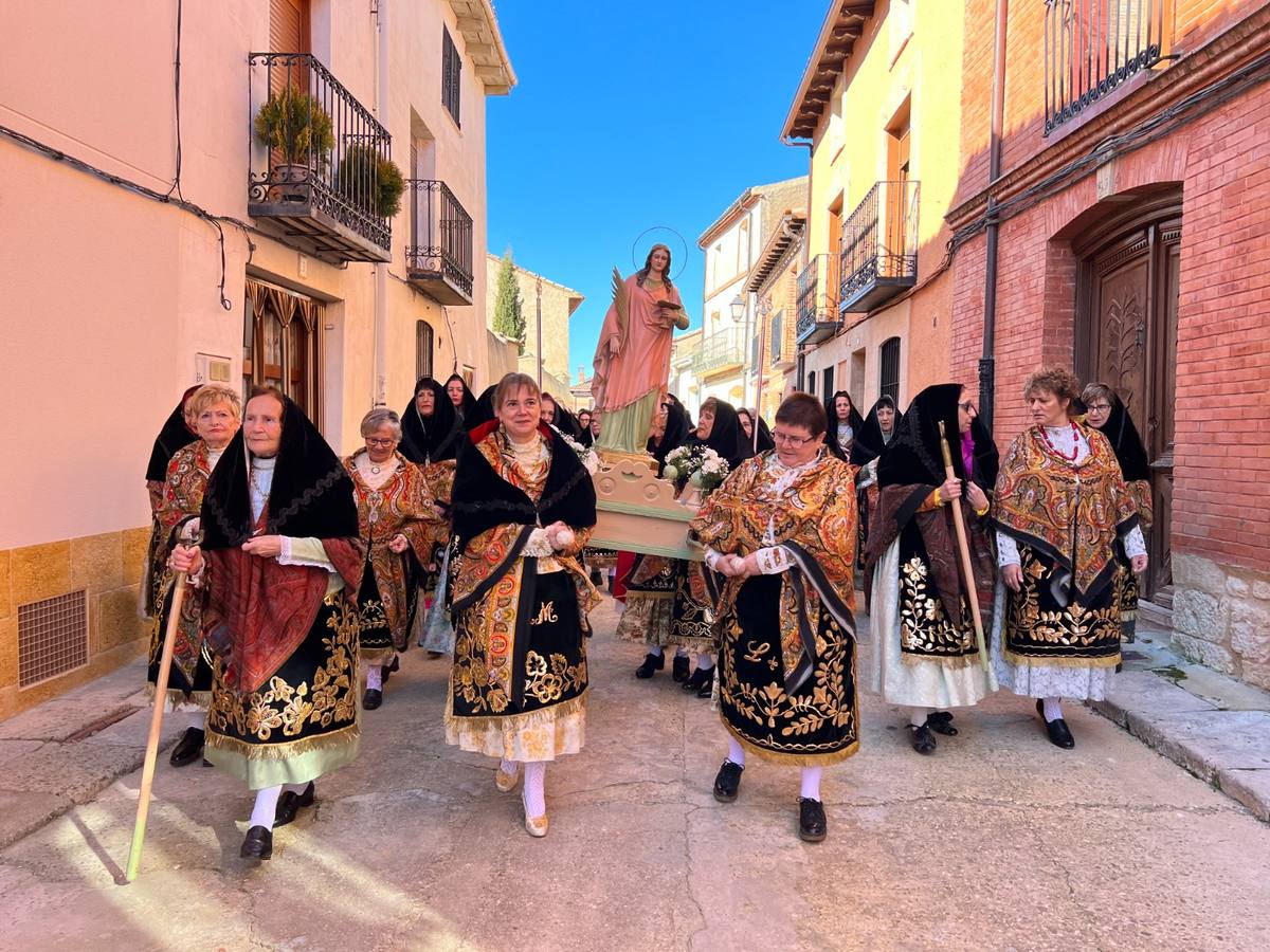 Fotos: Procesión de Santa Águeda en Tiedra