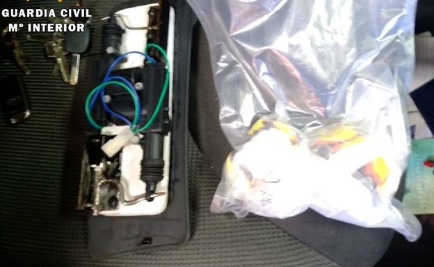 Detenido en Palencia con 218 gramos de cocaína en el 'airbag' del coche