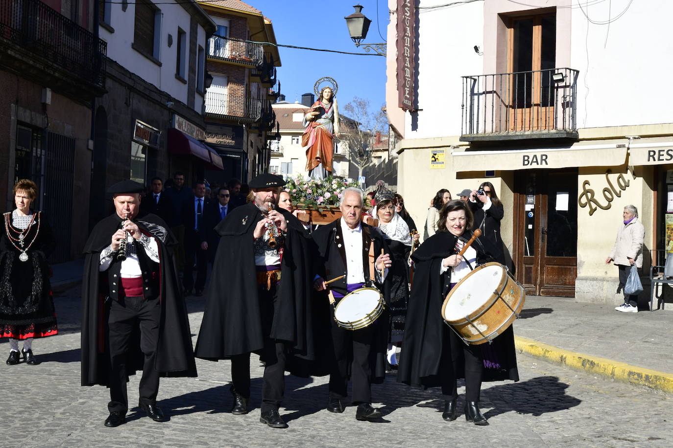 El Espinar y Cuéllar celebran Santa Águeda. 