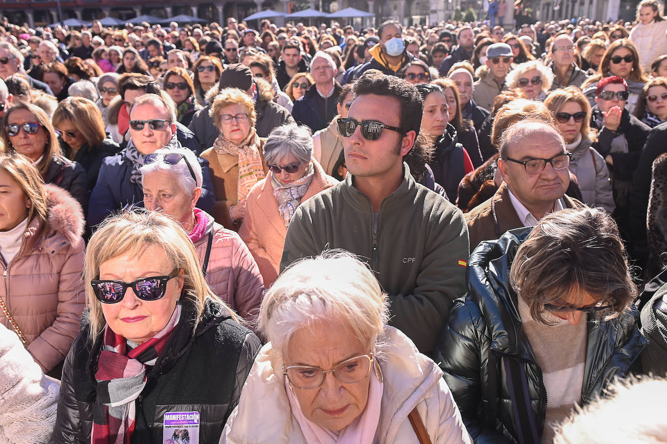 Fotos: Concentración en Valladolid para pedir justicia tras el asesinato de Paloma Pinedo y su hija India