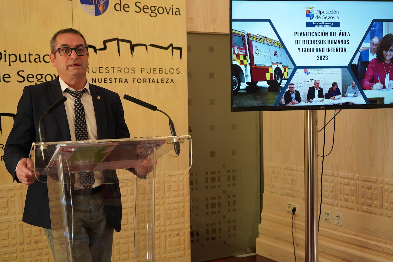 Jaime Pérez, durante la rueda de prensa.