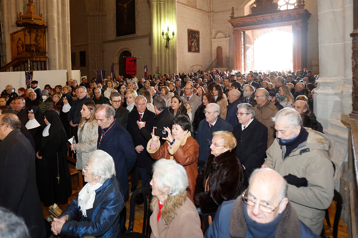 Procesión y misa de las Candelas en Palencia