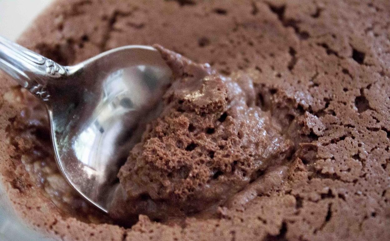 Mousse de chocolate.