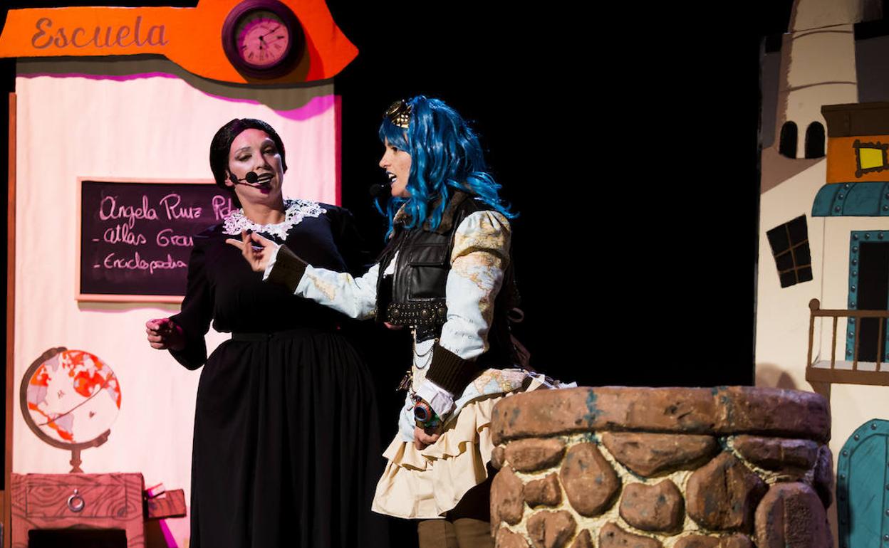 Un momento de la representación de 'Olvidadas'. 